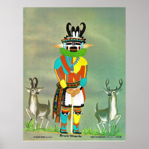 "Antilope" kachina Druck Poster