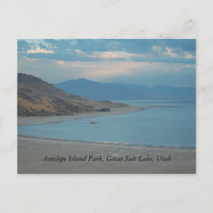 Antilopen-Insel-Park, Great Salt Lake… Postkarte