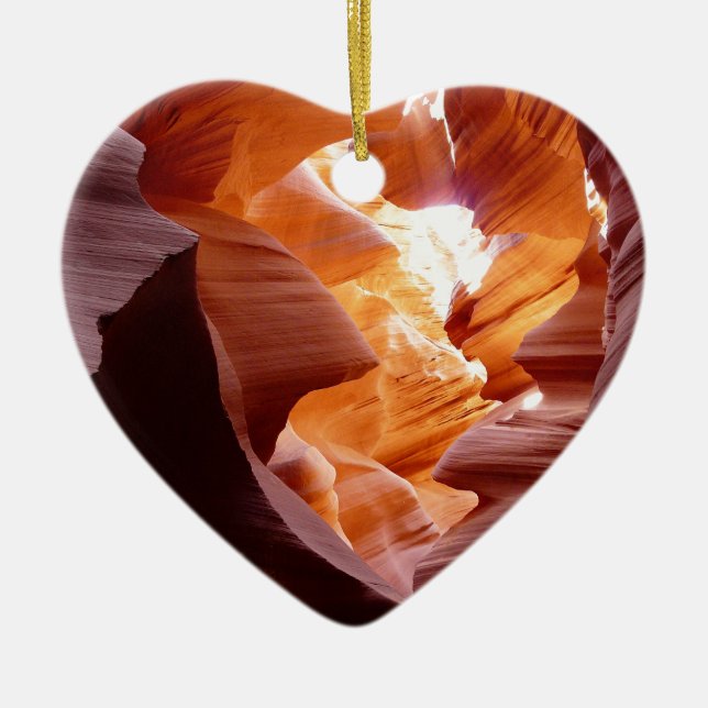 Antilopen-Schlucht 3 Keramik Ornament (Vorne)