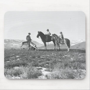 Antilopen streicheln. mousepad