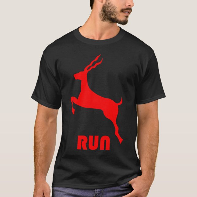 Antilopenrot T-Shirt (Vorderseite)