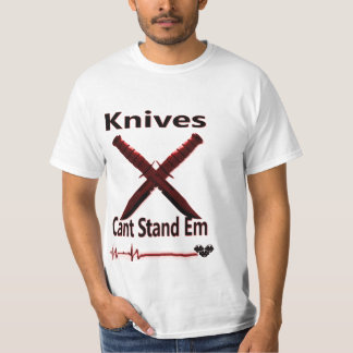 Antimesser Verbrechen-T-Shirt T-Shirt