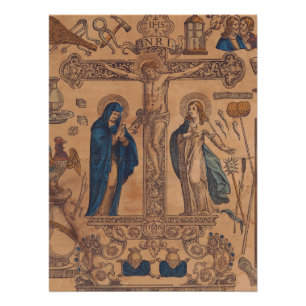 Antimins Eucharist-Symbol Poster