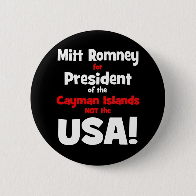 AntiMitt Romney Button (Vorderseite)