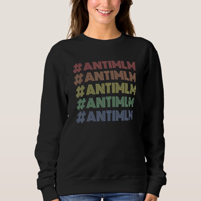 Antimlm Rainbow Vintag Retro Pyramid Scheme Boss Sweatshirt (Vorderseite)