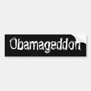 AntiObama2012 Wahl - Obamageddon Autoaufkleber