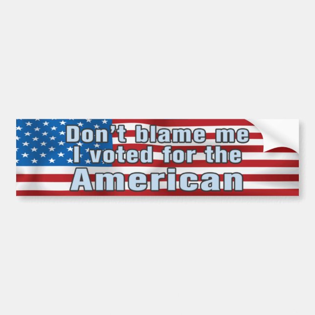 Antiobama-Autoaufkleber Autoaufkleber (Vorne)