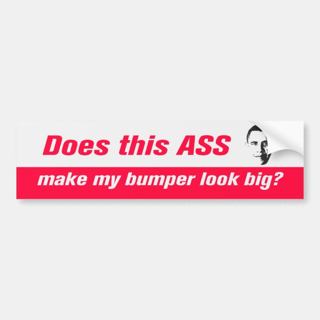 Antiobama-Autoaufkleber Autoaufkleber (Vorne)