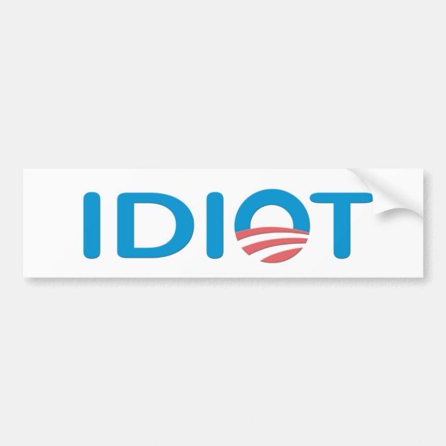 Antiobama-Autoaufkleber Autoaufkleber (Vorne)