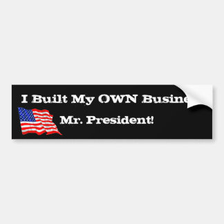 AntiObama errichtete ich mein eigenes Autoaufkleber