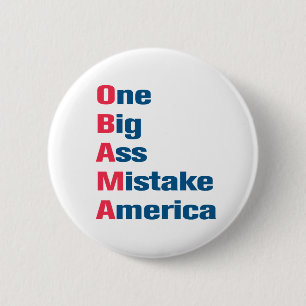Antiobama-Knopf Button
