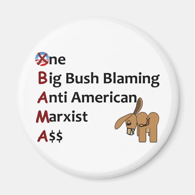 AntiObama Magnet (Vorne)