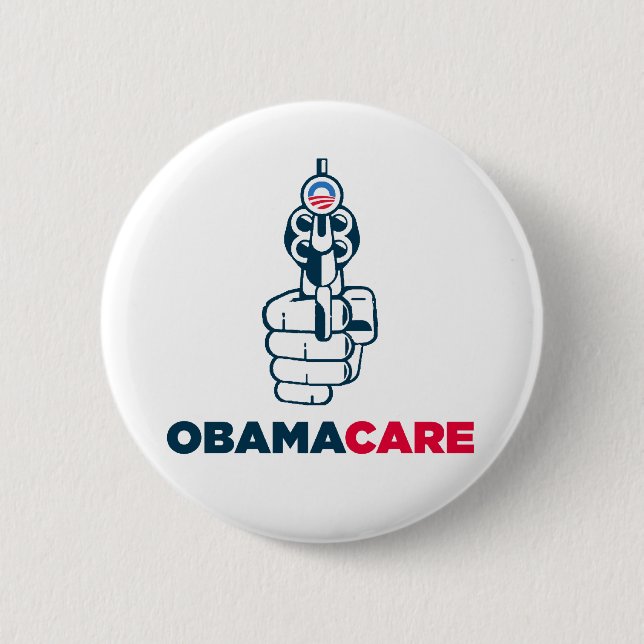 AntiObamacare Knopf Button (Vorderseite)