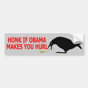 AntiObamahonk Autoaufkleber