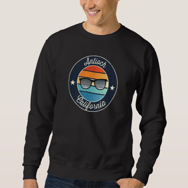 Antioch California Ca Vacation Souvenir Sonnenbril Sweatshirt (Vorderseite)