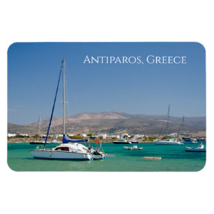 Antiparos Boote Griechische Insel Magnet