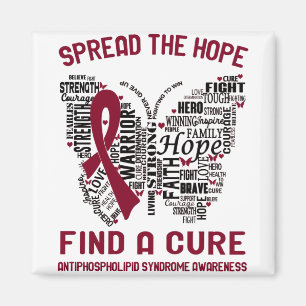 Antiphospholipid-Syndrom Sensibilisierungsmonat Magnet
