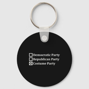 Antipolitische Demokratische Republikanische Kostü Schlüsselanhänger