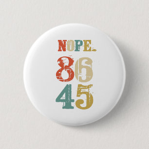 Antipräsident Demokrat des Trumpf-86 45 Button