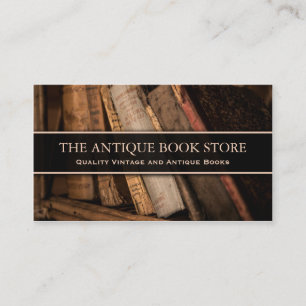 Antiquariat / Vintage Buchhandlung Foto - Visitenk Visitenkarte