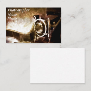 antiquarischer Kameramann Visitenkarte