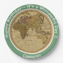 Antique 1786 Eastern Hemisphäre Karte Themenpartei