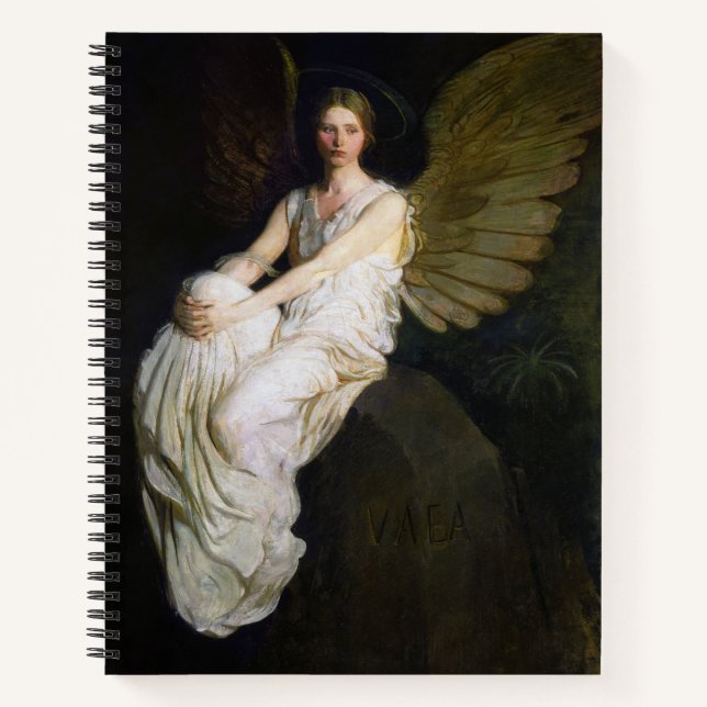 Antique Abbott Handerson Thayer Angel Malerei Notizbuch (Vorderseite)