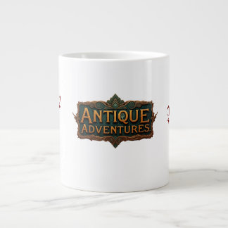 Antique Adventures Typografy Art Zeitlos - Jumbo-Tasse