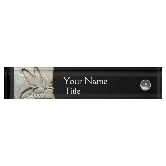 ANTIQUE ÄGYPTISCHE HONEY BEBEN, BEEKEEPER Schwarz- Namensplakette (Vorderseite)