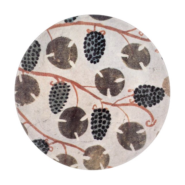 ANTIQUE ÄGYPTISCHE WEINRÜBE UND WEINEN SCHNEIDEBRETT (Vorderseite)