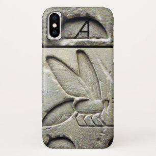 ANTIQUE ÄGYPTISCHES HONEY BIS BEEKEEPER MONOGRAM iPhone X HÜLLE