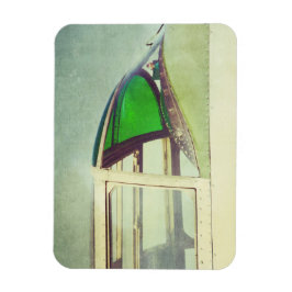 Antique Airplane Cockpit Green Magnet