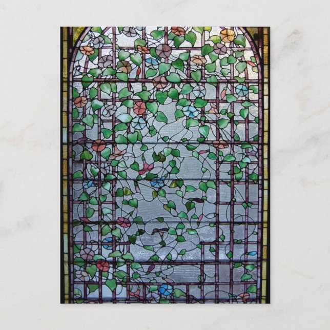 ANTIQUE AMERIKANISCHES GLAS - MORGENDER GLORREKTOR POSTKARTE (Vorderseite)