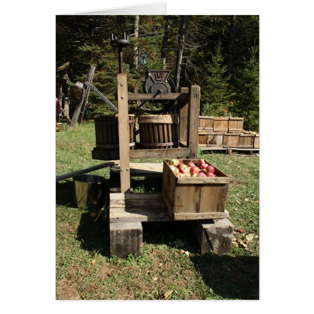 Antique Apple Cider Press (Vorne)
