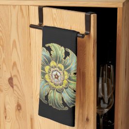 Antique Architectural Rosette Nr. 1 Geschirrtuch