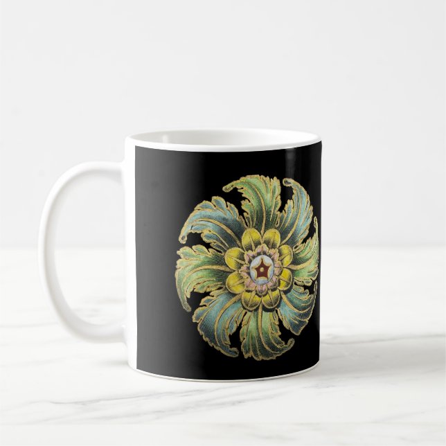 Antique Architectural Rosette Nr. 1 Kaffeetasse (Links)