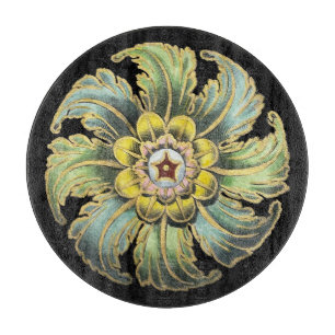 Antique Architectural Rosette Nr. 1 Schneidebrett