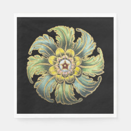 Antique Architectural Rosette Nr. 1 Serviette