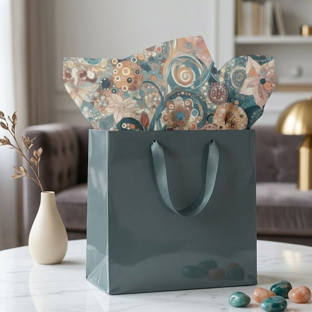 Antique Art Nouveau Style Feine Malerei Seidenpapier (Von Creator hochgeladen)