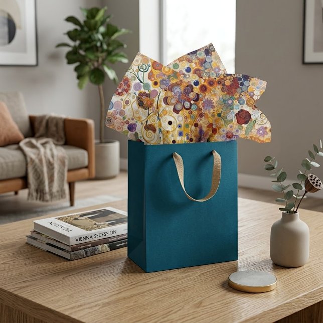 Antique Art Nouveau Style Feine Malerei Seidenpapier (Von Creator hochgeladen)