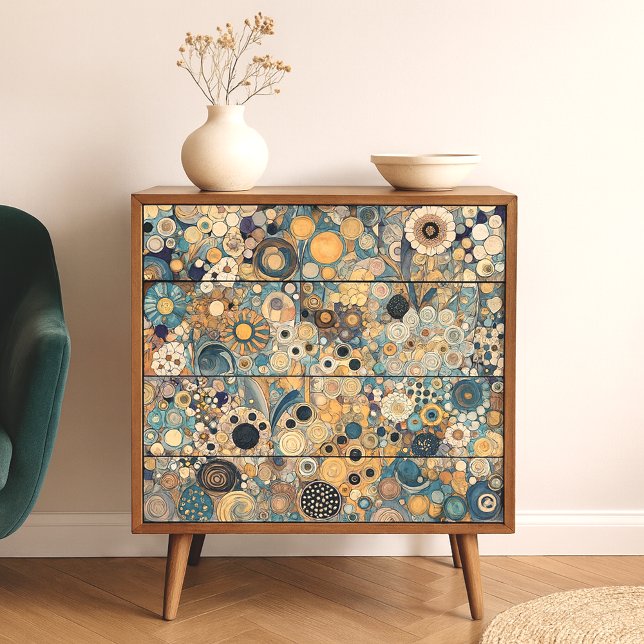 Antique Art Nouveau Style Feine Malerei Seidenpapier (Von Creator hochgeladen)