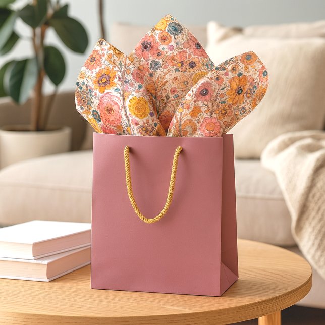 Antique Art Nouveau Style Feine Malerei Seidenpapier (Von Creator hochgeladen)