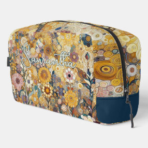 Antique Art Nouveau Style Feine Malerei Waschbeutel