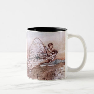 Antique Arthur Rackham Fairy Illustration Zweifarbige Tasse