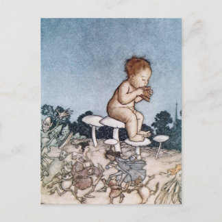Antique Arthur Rackham Peter Pan Postkarte