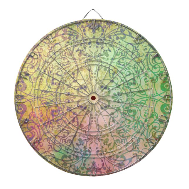 Antique ARTs Ornament Pattern für Ihr Design Dartscheibe (vorne)