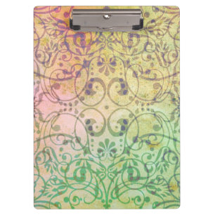 Antique ARTs Ornament Pattern für Ihr Design Klemmbrett