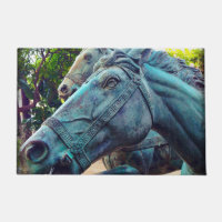 Antique Asian Türkise Blue Horse Statue Foto
