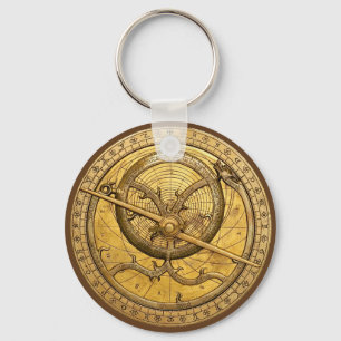 Antique Astrolabe Schlüsselanhänger
