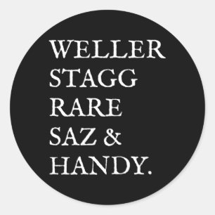 Antique Bourbon Whiskey by Bigshakir Btac Runder Aufkleber